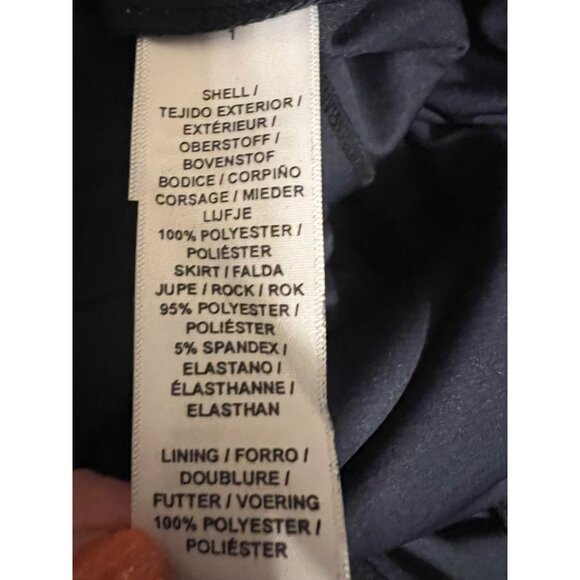 Aidan Mattox Dress 4 Blue Sequin Formal Long Maxi Cruise Party Wedding $450 NEW - Picture 13 of 16